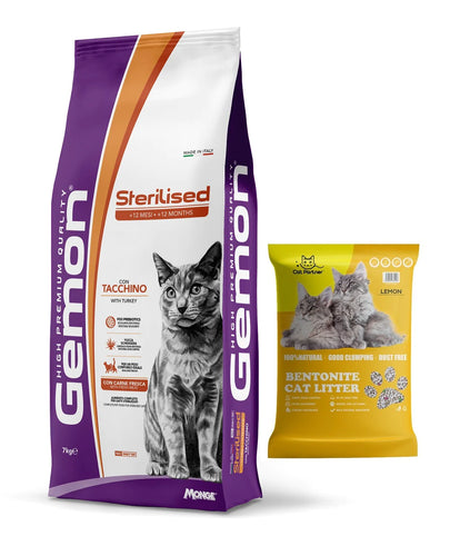 Gemon Cat High Premium Castrado Pavo 7kg Con Regalo