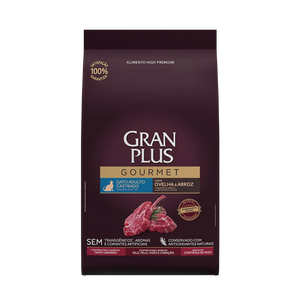 Gran Plus Gourmet High Premium Gato Castrado Cordero 10+3Kg