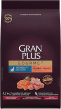 Cargar imagen en el visor de la galería, Gran Plus Gourmet High Premium Gato Castrado Salmon y Pollo 10+3Kg