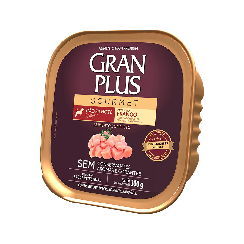 Gran Plus Gourmet Pate Filhote 300g Pollo