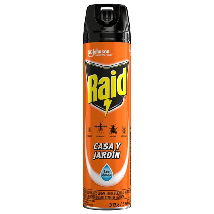 Insecticida Raid Casa y Jardin 360ml