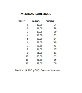 Collar Isabelino Polipropileno con Broche 12 Largo 33cm x Cuello 66cm