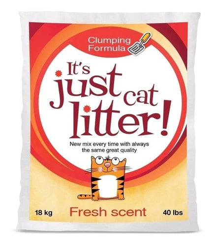 Arena Aglomerante Gato Canada Just Cat Litter 18k con Regalo