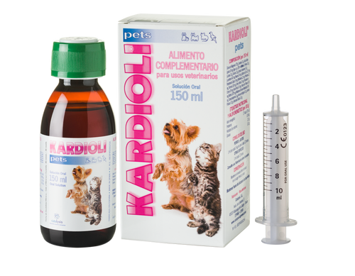 Kardioli Pets Insuficiencia Cardiaca (Suplemento Alimentario) Solución Oral 150ml