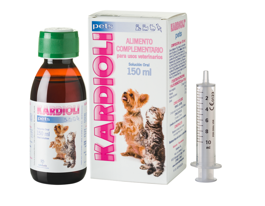 Kardioli Pets Insuficiencia Cardiaca (Suplemento Alimentario) Solución Oral 150ml