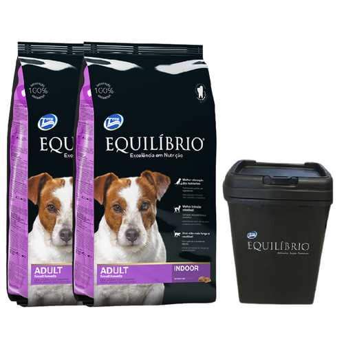 Equilibrio Adulto Raza Pequeña 15kg con Contenedor