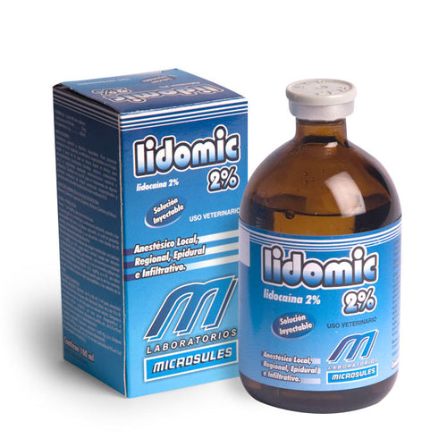 Lidomic  iny 100ml  Lidocaina al 2%