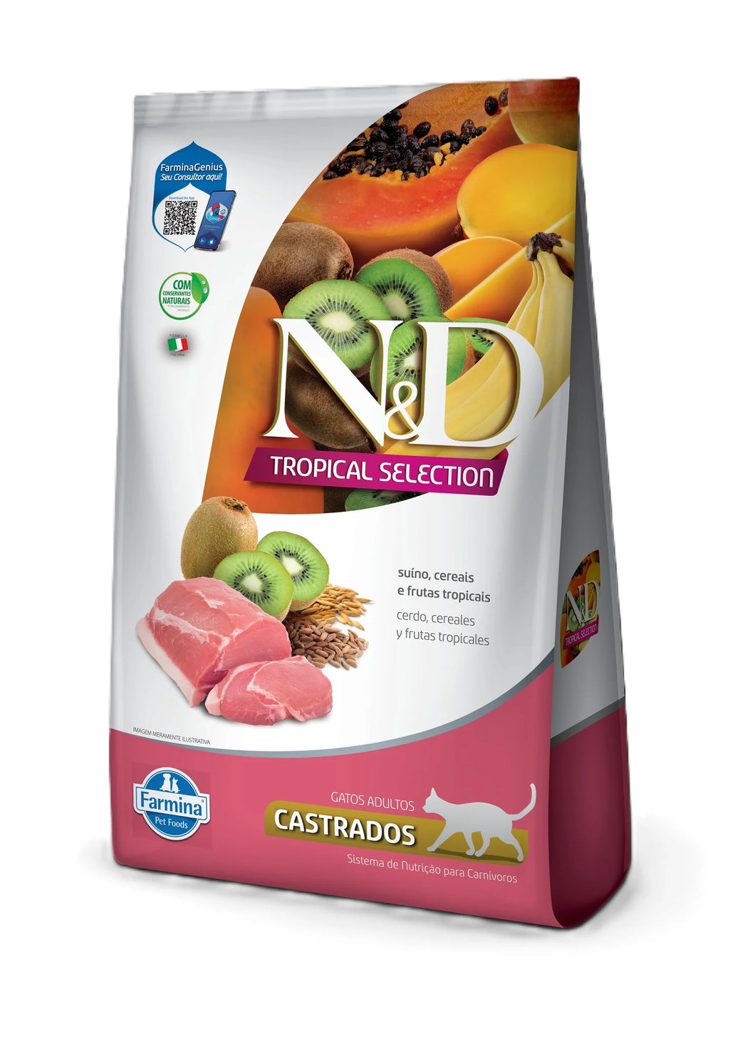 Farmina N & D Tropical Feline Castrado Cerdo 1.5Kg Con Regalo