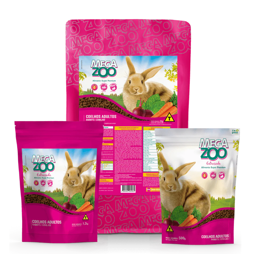 Megazoo Conejo Adulto 500g