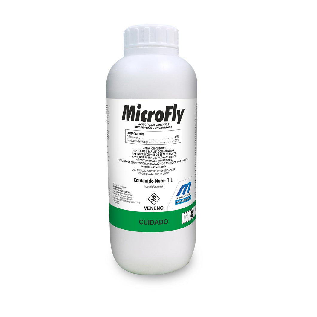 Micro Fly 1 Litro  insecticida Larvicida - Suspención Concentrada