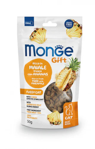 Monge Gift Cat Meat Minis Fussy Pork and Pineapple