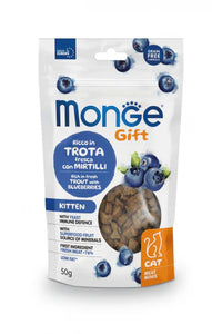 Monge Gift Cat Meat Minis Kitten Trout and Blueberries