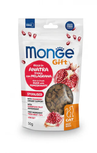 Monge Gift Cat Meat Minis Sterilised Duck and Pomegranate