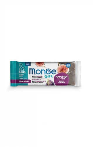 Monge Gift Dog Fruit Bars Training Duck and Figs