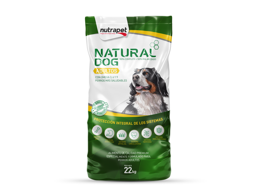 Natural Dog Adulto 22Kg con Regalo