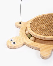 Cargar imagen en el visor de la galería, Juguete Interactivo Con Rascador Tortuga 35*32cm
