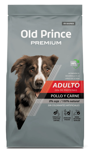 Old Prince Premium Adulto 20+3Kg Pollo y Carne Con Regalo