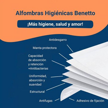 Cargar imagen en el visor de la galería, Paños de Entrenamiento Benetto 60x55cm x 56Un Carbon Activado