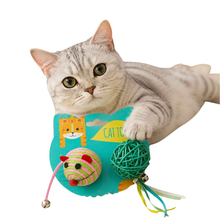 Cargar imagen en el visor de la galería, Juguete para Gatos Ratón + Pelota con Cascabel