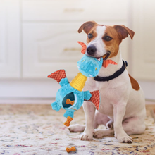 Cargar imagen en el visor de la galería, Juguete Para Perro Dragón Peluche TPR GiGwi Con Chifle