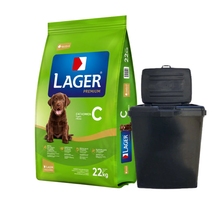 Cargar imagen en el visor de la galería, Lager Perro Cachorro 22kg con Contenedor