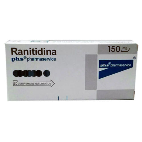 Ranitidina Phs150mg 20 Comprimidos