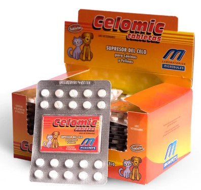 Celomic tabletas caja 24 x 20 comprimidos (supresor de celo)