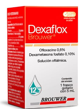 Dexaflox colirio con corticoide brouwer 5ml