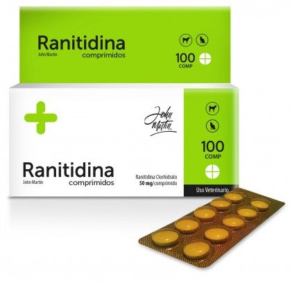 Ranitidina 50mg caja 10 blister x 10 comprimidos John Martin