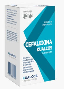 Cefalexina suspensión 50ml kualcos