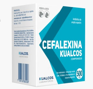 Cefalexina 500mg x 10 comprimidos kualcos