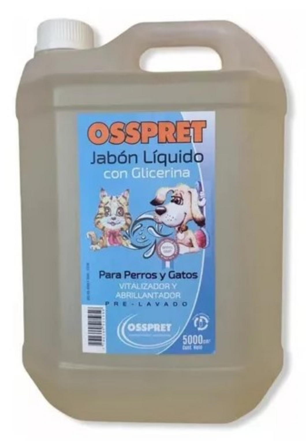 Prelavado Shampoo Neutro C/Glicerina X  5000 ml Osspret