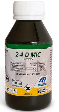 Matayuyo Herbicida Selectivo 2-4 D Mic 100ml Maleza Hoja Ancha