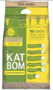 Arena Aglomerante Natural KatBom 3Kg Hierba de Limon