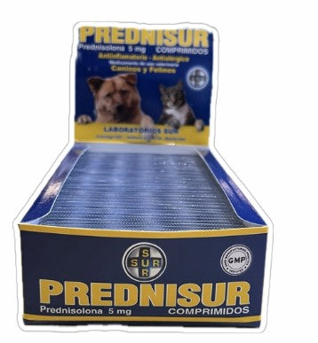 Prednisur 5mg Caja 36 Blister x10 Comprimidos Sur