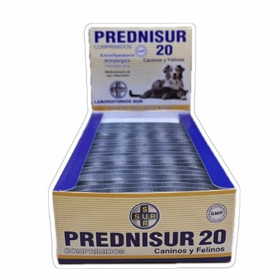 Prednisur 20mg Caja 24 Blister x 10 Comprimidos Sur