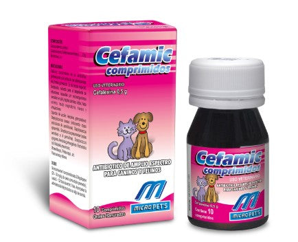 Cefamic  pets 10 comprimidos microsules