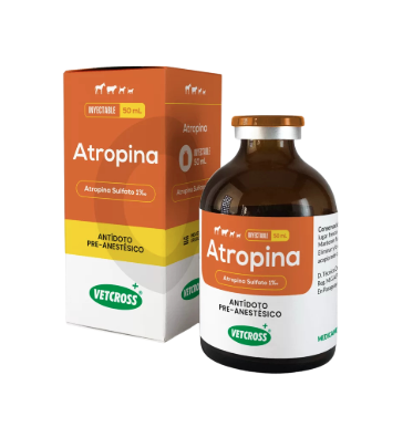 Atropina 1% Inyectable 50ml Vetcross