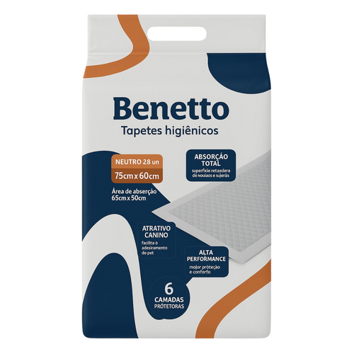Paños de Entrenamiento Benetto Standard 60x55cm x 28 Un