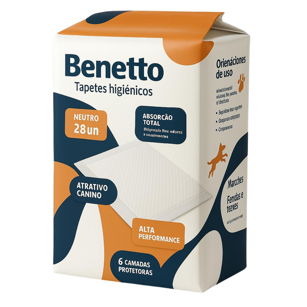 Paños de Entrenamiento Benetto Standard 60x55cm x 56 Un