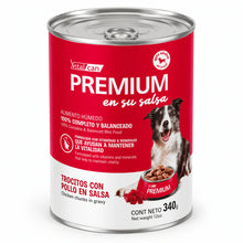 Cargar imagen en el visor de la galería, Pack Vitalcan Premium Lata 340g Trocitos con Pollo en Salsa (6 unidades)