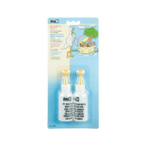 Set Mamadera Nursery x 2 Para Cachorro Perro o Gato