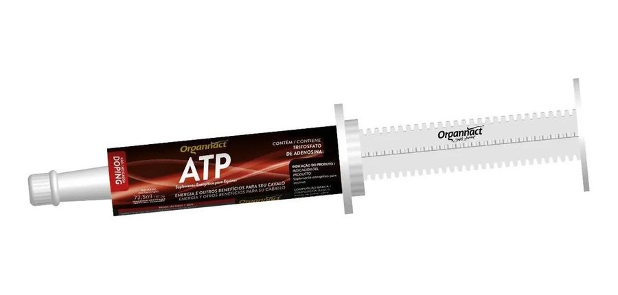 Suplemento Atp Gel Organnact 78 Ml Adenosina Equinos
