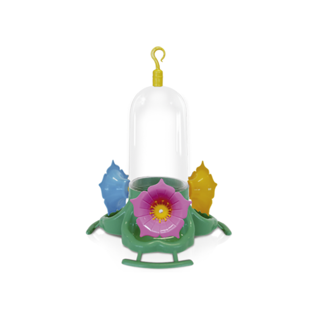Bebedero Colibri 4 Flores Plast pet