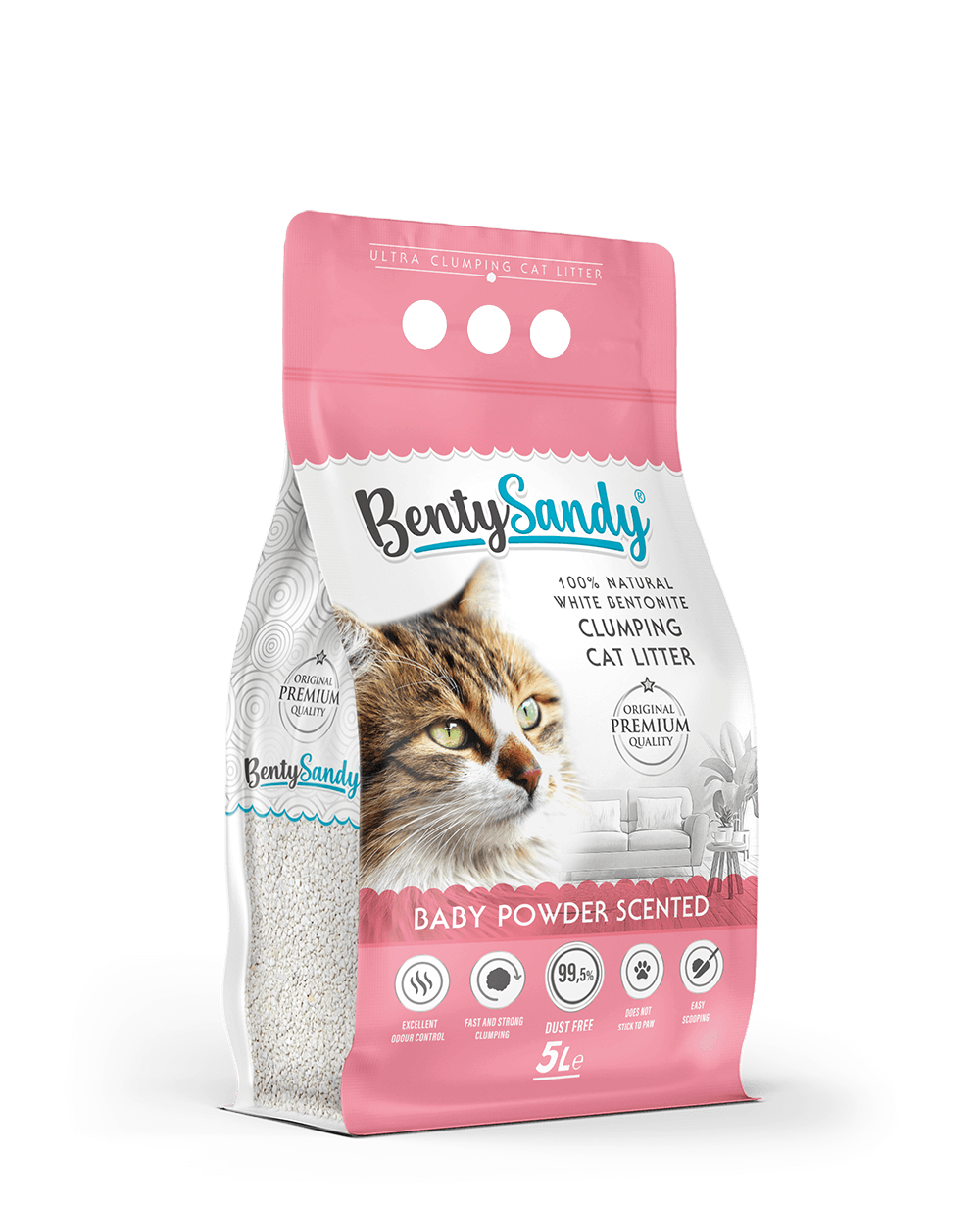 Sanitario Aglomerante BentySandy Talco Bebe 10l