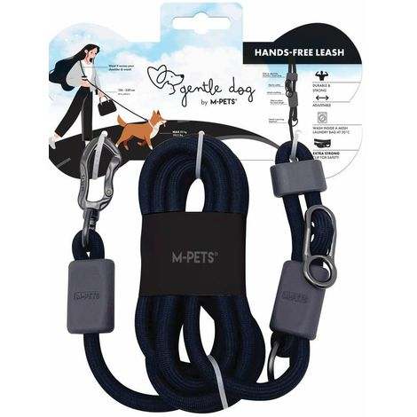 Mpets Correa Manos Libres Gentle Dog Ónix Negro