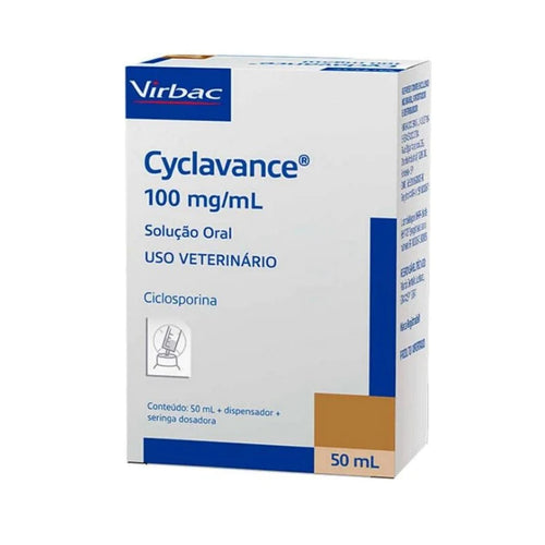 Cyclavance Virbac 100mg/ml Frasco 50ml