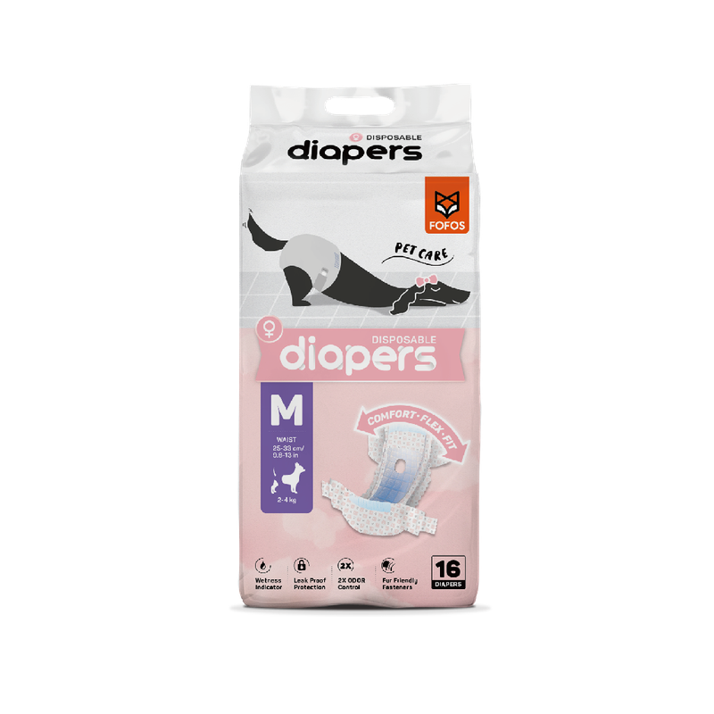 Pañales para Hembra Talla M 16 Un Fofos