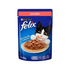 Pouch Gato Purina Felix Salmon 85g