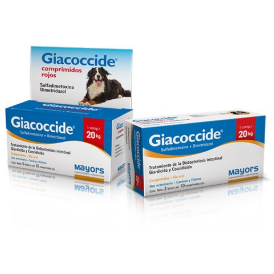 Giacoccide Rojo Caja x 50 comprimidos